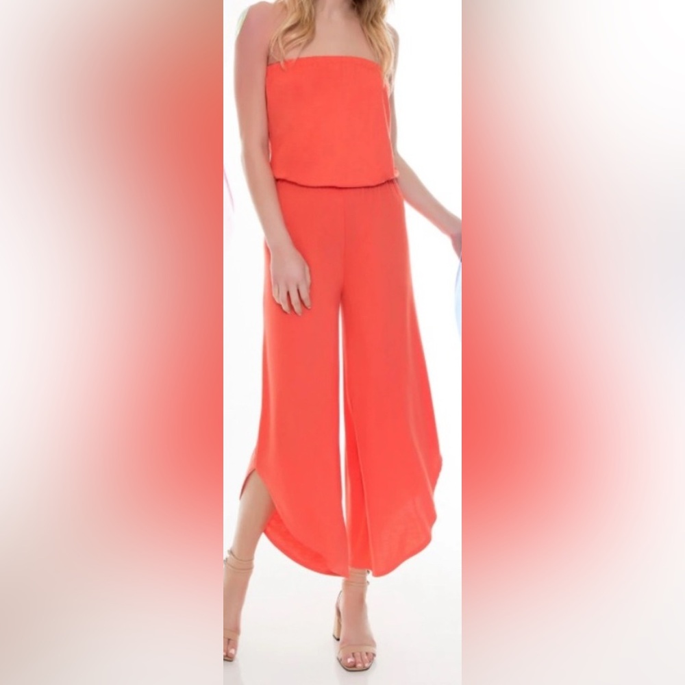 Three Eighty Two McKenzie Strapless Jumpsuit - NWT - Size L